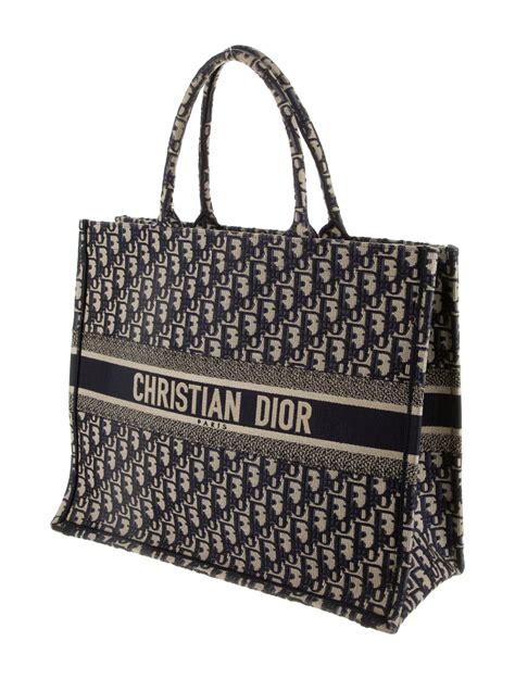 christian dior blue 2020 large oblique book tote|dior carryall tote.